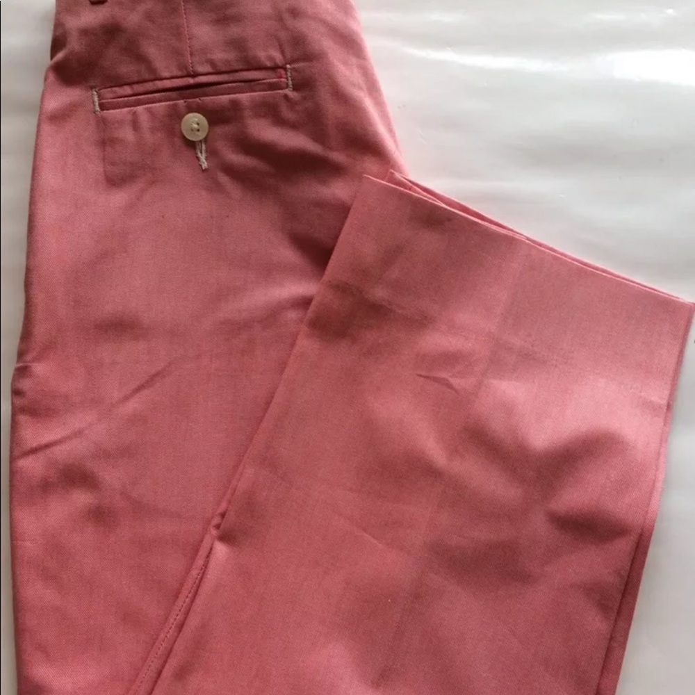 2/$20 Nautica Girl Dress Pants Chinos Preppy Sz 14 Cotton Red